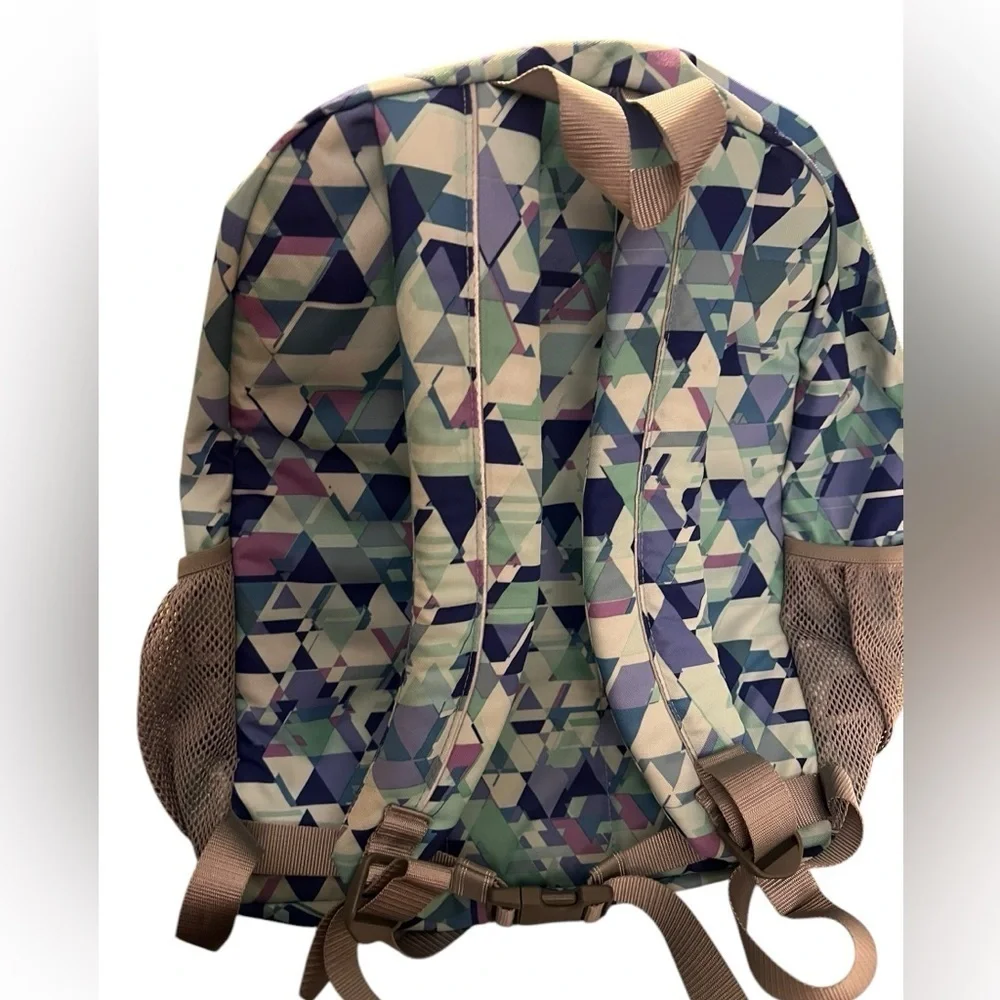 L.L.Bean Deluxe Book Pack®, 32L, Abstract Print - purple, blue, white and green